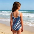 thumbnail image 4 of Grbisyd Girls Patriotic Suit Size 1-10 Years Cute Red White and Blue Swimsuit Girl Star Striped One Piece Swimwear for Summer Beach Wear, 4 of 6