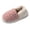 Pink, variant on Women's Puff Cotton Slippers Autumn Winter Thick Sole Warm Indoor Home Shoes Cozy Daily Footwear (Pink, 7.5)