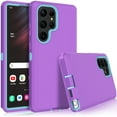 thumbnail image 2 of Njjex Shockproof Silicon Bumper Cell Phone Case for Samsung Galaxy S23 Ultra, Purple, 2 of 7