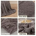 thumbnail image 4 of Super Soft Fleece Throw Blanket 100x120cm, Heavyweight Plush Velvet Blanket with Embossed Texture and Durable Stitching – Cozy Couch Cover for Bed, Outdoor Use and Home Decor Accent, 4 of 4