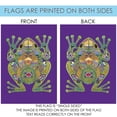 thumbnail image 5 of Toland Home Garden Animal Spirits- Frog Indigenous Frog Flag Double Sided 12x18 Inch, 5 of 5