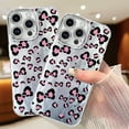 thumbnail image 4 of Leopard Print Bow Phone Case, Stylish and Shockproof Protective Cover for iPhone 15, 4 of 7