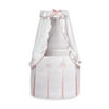 Majesty Baby Bassinet with Canopy - White/Pink Bedding
