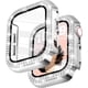 thumbnail image 1 of Yanonmyfd Funda para reloj brillante con protector de visualización HD para mujer compatible con Apple Watch de 49 mm de diámetro, protector de cara para iWatch Series Ultra 3/2/1, color dorado, 1 of 28
