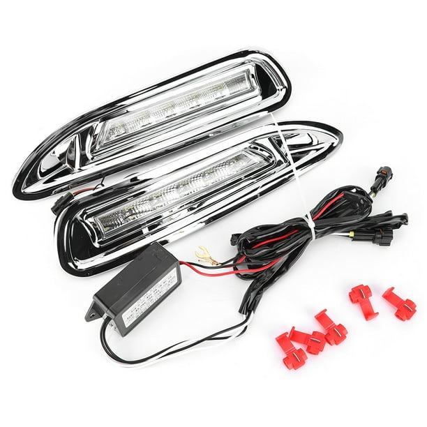 Driving Light,Pair of 12V LED Car DRL Daytime Running Light Industry