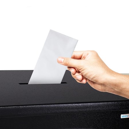 SereneLife SLSFE348 15.0 x 11.8 x 11.8 in. Electronic Safe Box with