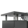 thumbnail image 6 of Manicure Table GLASS GLOW Grey Salon Nail Table Salon Furniture & Equipment, Light Version, 6 of 9