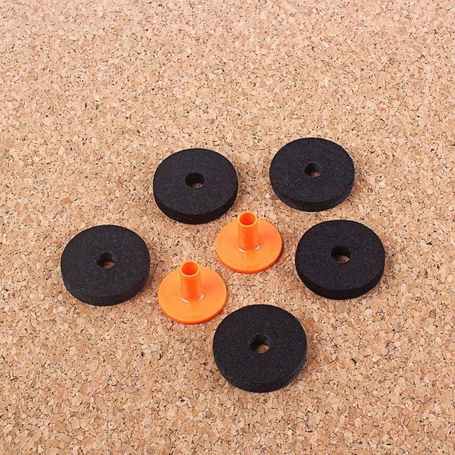 HEANUJJ 7pcs Hi Hat Clutch Felt Cymbal Sleeves Set Reliable Cymbal Washers for Enhanced Performance and Setup Control