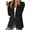 Black, variant on Wrongduck Women Long Sleeve Blazer Notch Lapel Single Button Open Front Work Office Jacket Casual Business Suit Outerwear