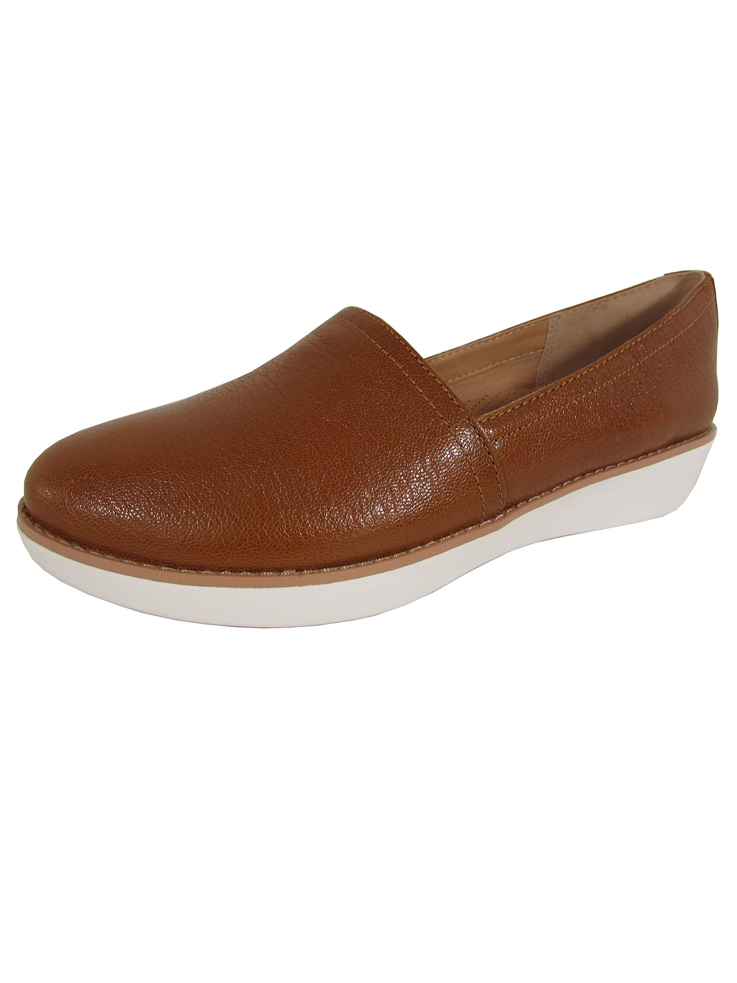 Fitflop Womens Casa Slip Shoes, Tumbled Tan, US 8 -