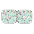 thumbnail image 7 of Disketp 2 Piece Vintage Floral Pattern Windshield Sunshades,Folding Windshield Sun Shade For Car Suv Trucks Sedan,Blocks Uv Rays Sun Visor Protector-Large, 7 of 7