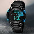 thumbnail image 3 of Miulika Electronic Watch Waterproof Indication Digital Watch for Male - blue, 3 of 9