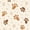 Color 1, variant on Peel and Stick Wallpaper Animal Paw Print Warm Brown Beige Tones Dark Wall Mural 17.7in x 9.8ft Self Adhesive Removable Wall Paper Renter Friendly Wallpaper for Nursery Bedroom Cabinets