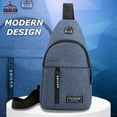 thumbnail image 6 of Q&Q ESSENTIALS Men Small Utility Backpack Utility Shoulder Bag Sport Utility Bag Black, 6 of 8