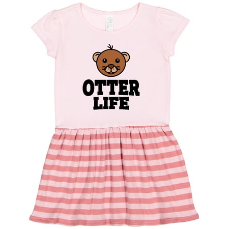 

Inktastic Otter Life Gift Toddler Girl Dress