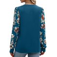thumbnail image 4 of Long Sleeve Shirts for Women Fall Fashion Tops Crew Neck Lightweight Casual Pullover Fall Layering Top 2XL, 4 of 6