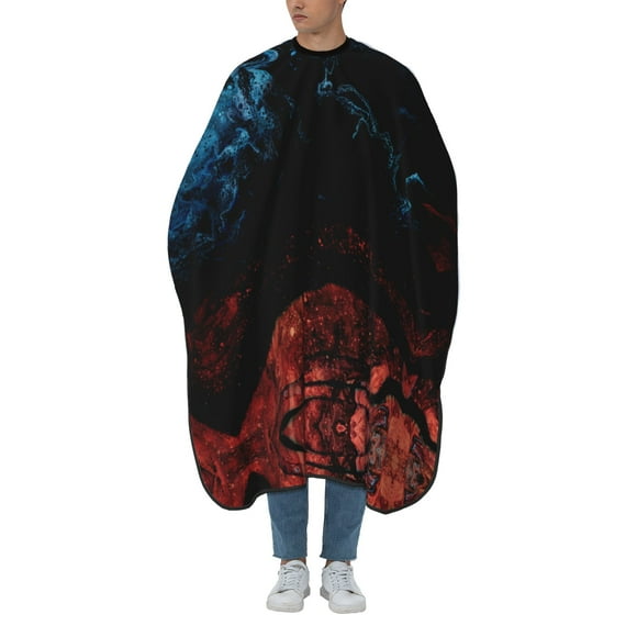 ZICANCN Hair Cutting Cape for Adults-Marble Texture Cape Salon Barber Cape for Hair Stylist Shampoo Capes Waterproof , 55x66 Inch