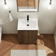 thumbnail image 2 of 24" Wood Bathroom Vanity Set with Sink Top, Faucet and Drain, Without Mirror, 2 of 10