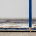 thumbnail image 5 of Rose Traditional Navy Area Rug Rectangle 2' x 3' Rectangle, 5 of 7