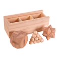 thumbnail image 1 of Juguete de Lock Toys Montaje Puzzle para Desafío IQ Brain, 1 of 9