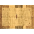 thumbnail image 1 of Ahgly Company Indoor Rectangle Abstract Brown Contemporary Area Rugs, 7' x 9', 1 of 4
