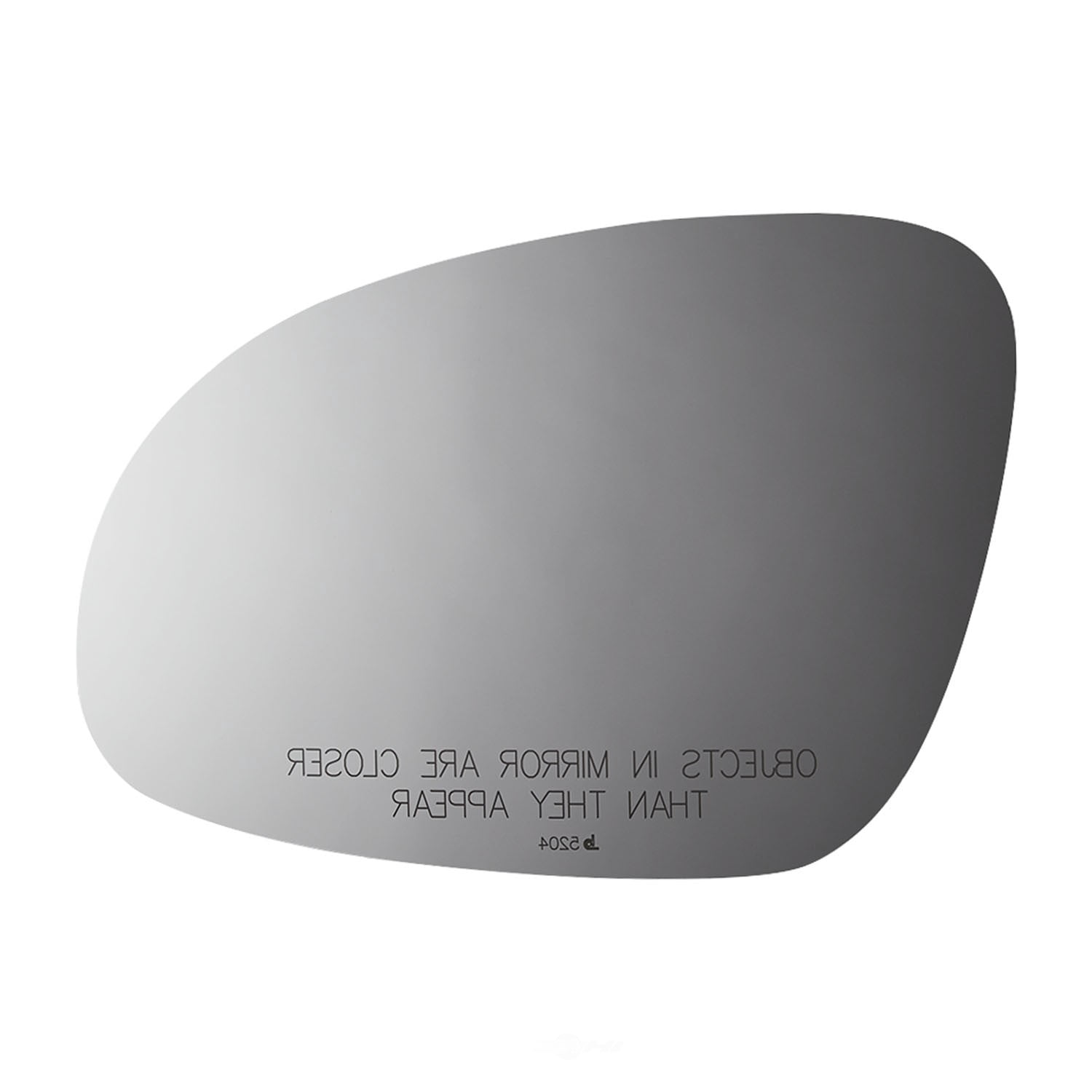 Burco Side View Mirror Replacement Glass, Clear, 4-3/8" x 6-1/4", Individual