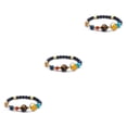 thumbnail image 1 of Ruiboury Solar Systems Bracelet Men Women Handmade Adjustable Replacement Easy Matching Bangle Jewelry Ornament Birthday Gift Type 7 3PCS, 1 of 1