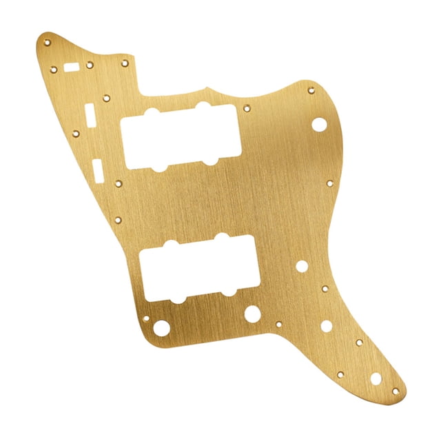 Maoww Vintage Style Guitar Pickguard Lightweight Front Guard Cover Rustproof Wear-resistant Scratch Plates For Instrument Accessories Gold