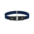 thumbnail image 2 of facefd Ceinture Sans Boucle Invisible Alliage Mode Durable Commodité Élastique Unisexe Homme Multicolore Accessoire DIY Jeans Bande Bleu Foncé, 2 of 9