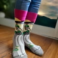 thumbnail image 2 of Slow Animals on a Motorcycle Socks from the Sock Panda (Adult Medium - Women's Shoe Sizes 5-10), 2 of 6