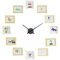thumbnail image 2 of Juego de manecillas y mecanismo de reloj de cuarzo 3D, color negro, accesorios para reloj de pared DIY (batería no incluida), 2 of 5