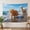 C, variant on XaaKee Tapestry For Bedroom, Chubby Cat Hissing At Ocean Wave And Laughing Llama, High-Quality Polyester Bedroom Tapestry, 60x40Inch