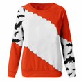 thumbnail image 2 of Vedolay Casual Tops for Women Women's 2023 Fall Fashion Casual Long Sleeve Crewneck Sweatshirt Loose Fit Pullover Hoodie,White M, 2 of 4