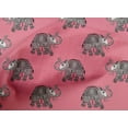 thumbnail image 4 of oneOone Cotton Poplin Fabric Elephant Block Print Fabric BTY 42 Inch Wide, 4 of 4