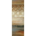 thumbnail image 3 of Studio Nova 7x14 Black Modern Framed Museum Art Print Titled - Siena Geometric Panel II, 3 of 5