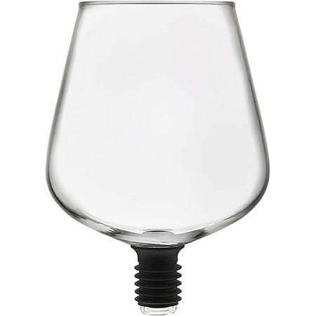 

ChugMate Wine Glass Topper Goblet to Drink Straight from The Bottle The Original 1 Count (Pack of 1) Clear