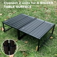 thumbnail image 3 of Red Suricata Camping & Beach Table - Folding Portable Lightweight Metal Picnic Table for Outdoors, Camp, Hiking & Trekking (Small), 3 of 8