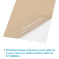 thumbnail image 4 of Parche de Reparación de Chaqueta de Plumas 6" x 8", Paquete de 10 Parches de Tela de Nylon Autoadhesivos para Tienda Ropa, Caqui, 4 of 7