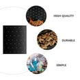 Baking Mat Charcoal Bbq Barbecue Mat with Hole Pizza Grilling Mat Nonstick Grill Mat Grill