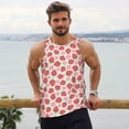 thumbnail image 5 of Rocae Strawberry Flower for Men's Workout Tank Top Men's Running Tank Top Dry Fit Athletic Workout Tank Tops3X-Large, 5 of 9