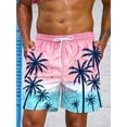 thumbnail image 5 of Vintage Plant 3D Printed Board Shorts Mens Palm Graphic Short Pants Summer Hawaiian Breathable Swim Trunks Kids Loose Ice Shorts, 5 of 9