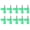 Green, variant on BIMZUC 10pcs Stackable Banana Plug 4mm / 0.16 inches Solderless Brass Standard Size Connector for Security Accessories, Green