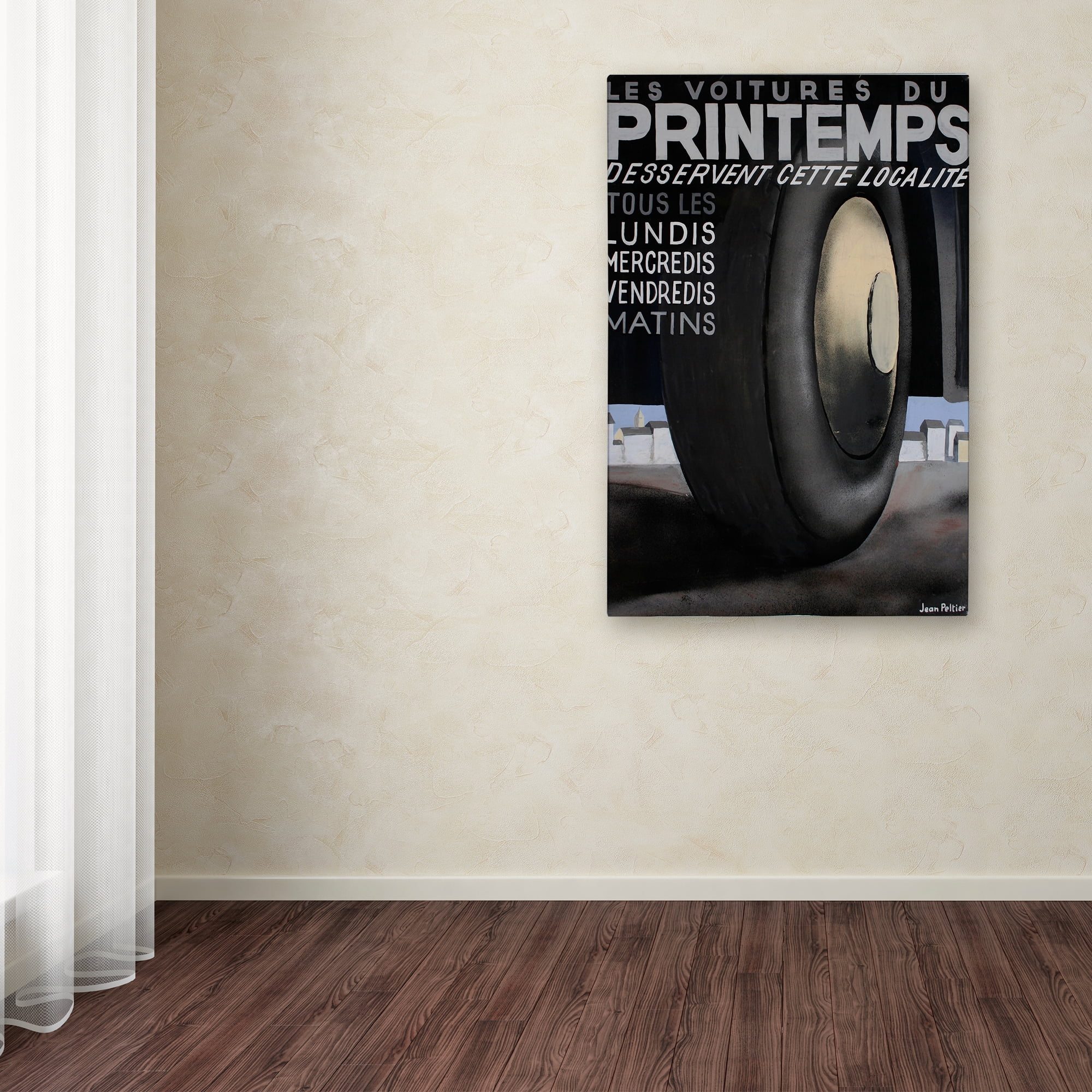 Trademark Fine Art 'Printemps Tires' Canvas Art by Vintage Apple Collection