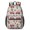 Fireman and Elephant Grey Pattern, variant on Fireman and Elephant Grey Pattern 17" Waterproof Oxford School Backpacks for Teens, S-Shape Padded Straps, for School, Travel, Hiking, Camping