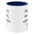 thumbnail image 2 of Stepmom Gifts Two-Tone 11oz Mug "Stepmom's love binds, unbreakable bond.", 2 of 4