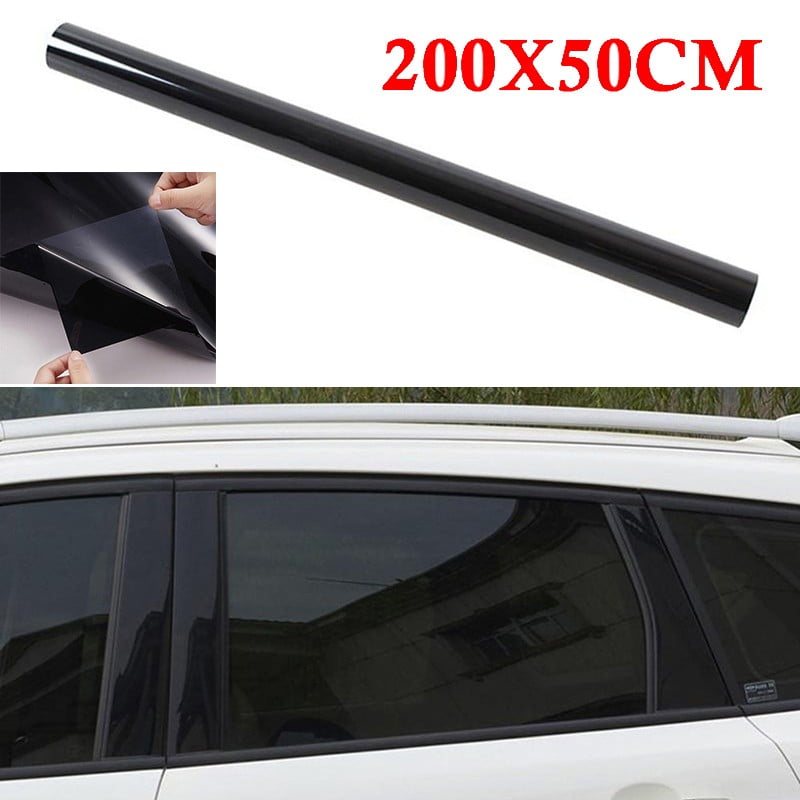 Black Car Van Limo Window Tint Film Reduce Sun Glare Universal Fit 3m x 50cm Kit