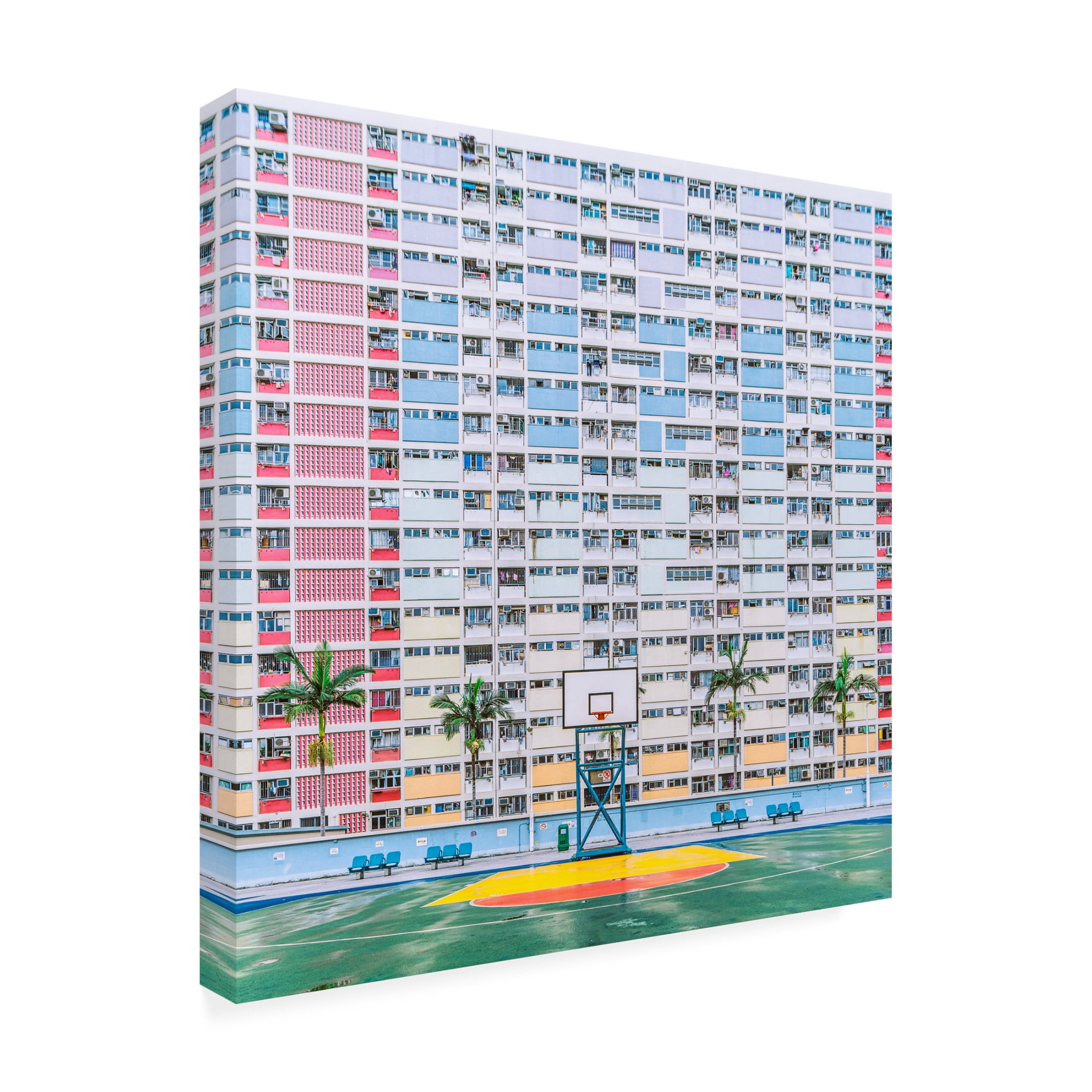 Trademark Fine Art HAN XIAOBEI qRainbowq Estate Canvas Wall Art