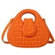 thumbnail image 1 of Bolso portátil de moda nueva personalidad bolso cuadrado pequeño bolso diagonal de cuero artificial naranja-rojo, 1 of 5
