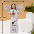 thumbnail image 3 of Regalo de jardinería: un ángel de jardín esculpido a mano con forma de cowspt, 3 of 6