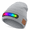 Colorful Light Bluetooth Hat - Gray, variant on LED Light Up Bluetooth Beanie Hat, Rechargeable Glow Music Beanie for Outdoor Fitness, Night Running, Party & Festival Wear, Acrylic Warm Knit Wireless Audio Cap